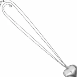 Brighton Trust Your Journey Convertible Reversible Large Heart Necklace Silver-Multi Online