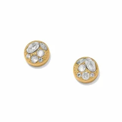 Brighton Trust Your Journey en Post Earrings Gold New