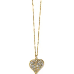 Brighton Trust Your Journey en Heart Necklace Gold Fashion