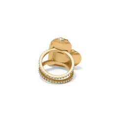 Brighton Trust Your Journey en Heart Ring Gold Hot