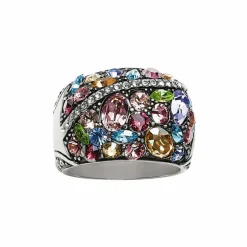 Brighton Trust Your Journey Multi Ring Silver-PastelMulti Sale