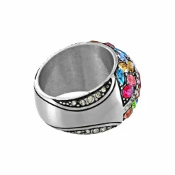 Brighton Trust Your Journey Multi Ring Silver-PastelMulti Sale