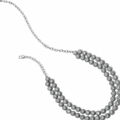 Brighton Twinkle Double Link Necklace Silver New