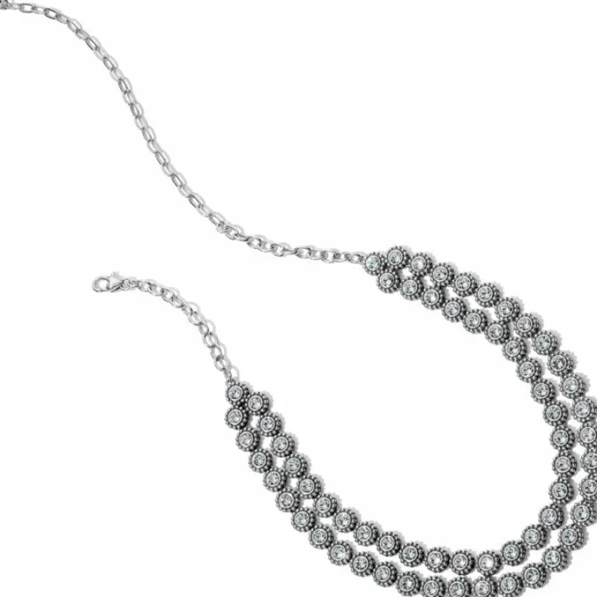 Brighton Twinkle Double Link Necklace Silver New