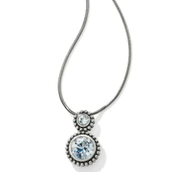 Brighton Twinkle Duo Necklace Silver New