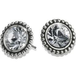 Brighton Twinkle Large Post Earrings Silver Clearance