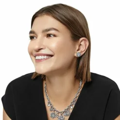 Brighton Twinkle Large Post Earrings Silver Clearance