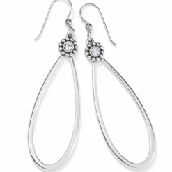 Brighton Twinkle Loop French Wire Earrings Silver Clearance
