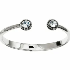Brighton Twinkle Open Hinged Bangle Silver Sale