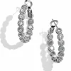 Brighton Twinkle Splendor Small Hoop Earrings Silver Online