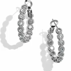 Brighton Twinkle Splendor Small Hoop Earrings Silver Online