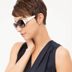 Brighton Twinkle Sunglasses Black-White Best