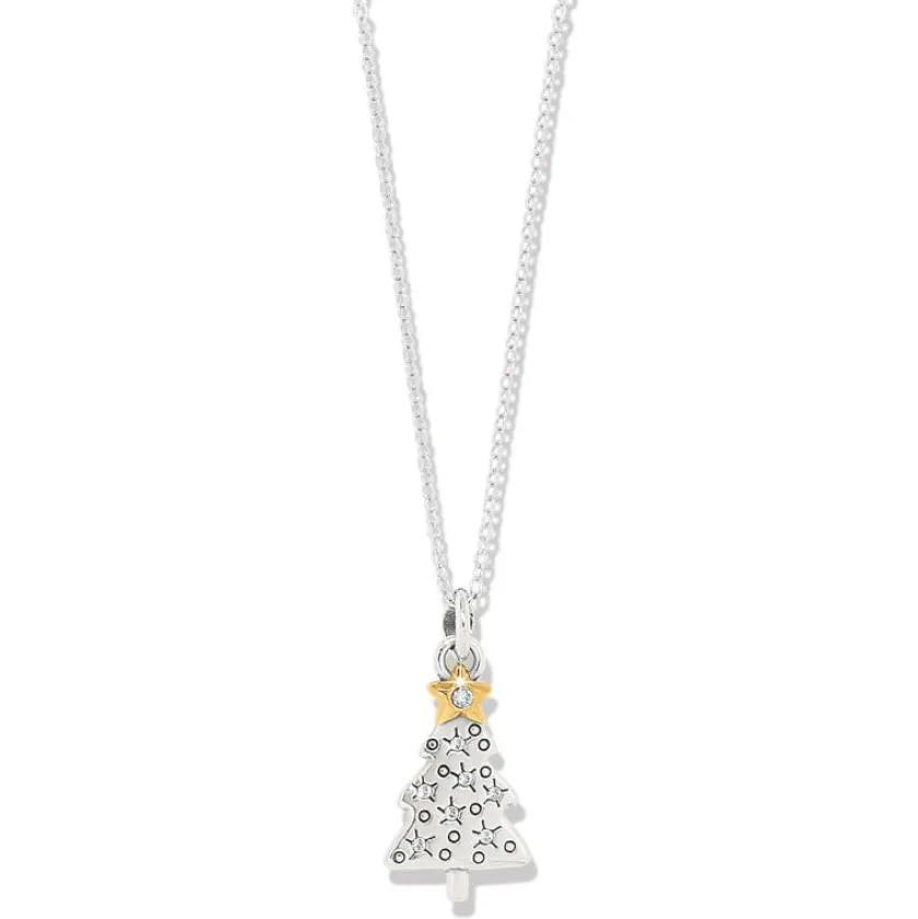Brighton Twinkle Tree Necklace Silver-Gold Best