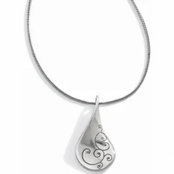Brighton Twirl Necklace Silver Sale