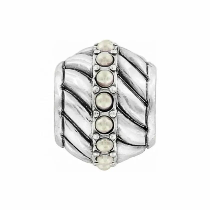 Brighton Twist Bead Silver-Pearl Hot