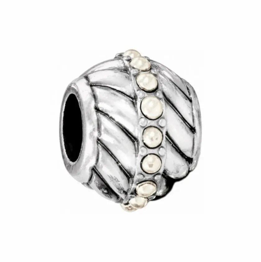 Brighton Twist Bead Silver-Pearl Hot