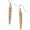 Brighton Under The Sea Shell French Wire Earrings Gold Outlet