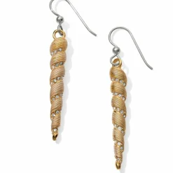 Brighton Under The Sea Shell French Wire Earrings Gold Outlet