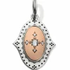Brighton Valentina Medallion Amulet Silver-Gold Discount