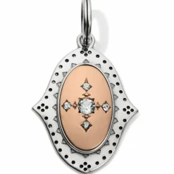 Brighton Valentina Medallion Amulet Silver-Gold Discount