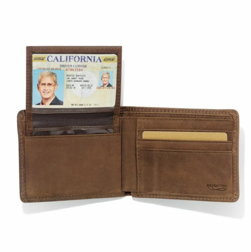 Brighton Vanderbilt Passcase Wallet Brown Hot