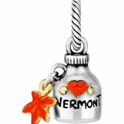 Brighton Vermont Charm Silver-Red Clearance