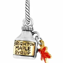 Brighton Vermont Charm Silver-Red Clearance