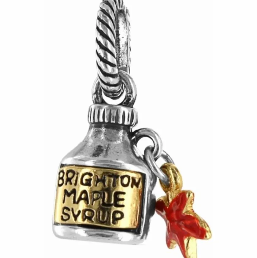 Brighton Vermont Charm Silver-Red Clearance