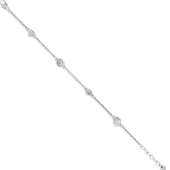 Brighton Vertigo Anklet Silver Discount