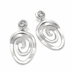 Brighton Vertigo Vibe Statement Post Drop Earrings Silver Online