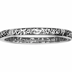 Brighton Viewpoint Hinged Bangle Silver Sale