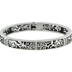 Brighton Viewpoint Hinged Bangle Silver Sale