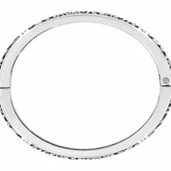 Brighton Viewpoint Hinged Bangle Silver Sale