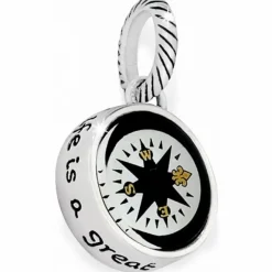 Brighton Voyage Adventure Charm Silver-Black Discount