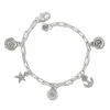 Brighton Voyage Mini Charm Bracelet Silver Sale