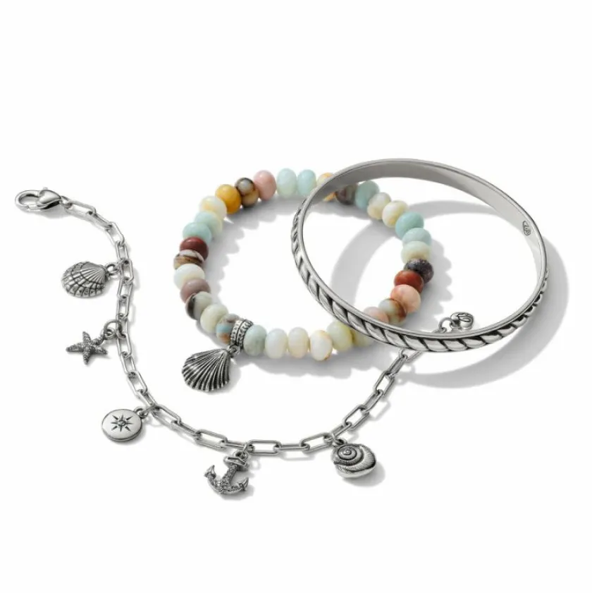 Brighton Voyage Mini Charm Bracelet Silver Sale