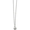 Brighton Voyage Mini Starfish Necklace Silver Hot