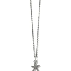 Brighton Voyage Mini Starfish Necklace Silver Hot