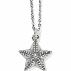 Brighton Voyage Starfish Necklace Silver Discount