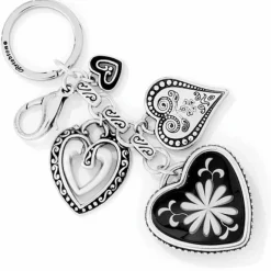 Brighton Water Lily Handbag Charm Silver Fashion