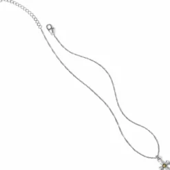 Brighton Wayfarers Cross Necklace Silver-Gold Best