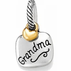 Brighton We Love Grandma Charm Bangle Silver-Gold Outlet