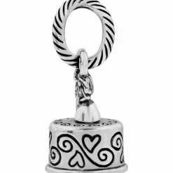 Brighton Wedding Cake Charm Silver Fashion