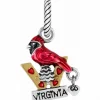 Brighton West Virginia Charm Silver-Red Best