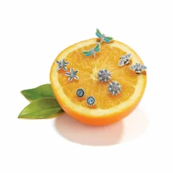 Brighton Wild Flowers Post Earrings Silver New