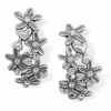 Brighton Wild Flowers Post Hoop Earrings Silver Sale
