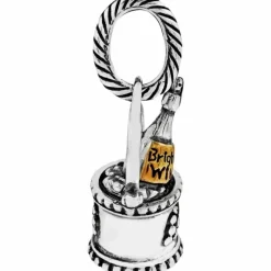 Brighton Wine O' Clock Charm Silver-Gold Hot