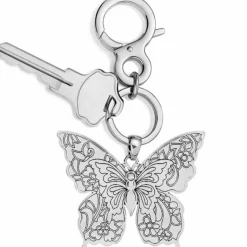 Brighton Wingfield Handbag Fob Silver-PinkMulti Fashion