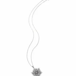 Brighton Winter Bliss Snowflake Convertible Necklace Silver Discount