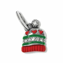 Brighton Winter Hat Charm Silver-Multi New